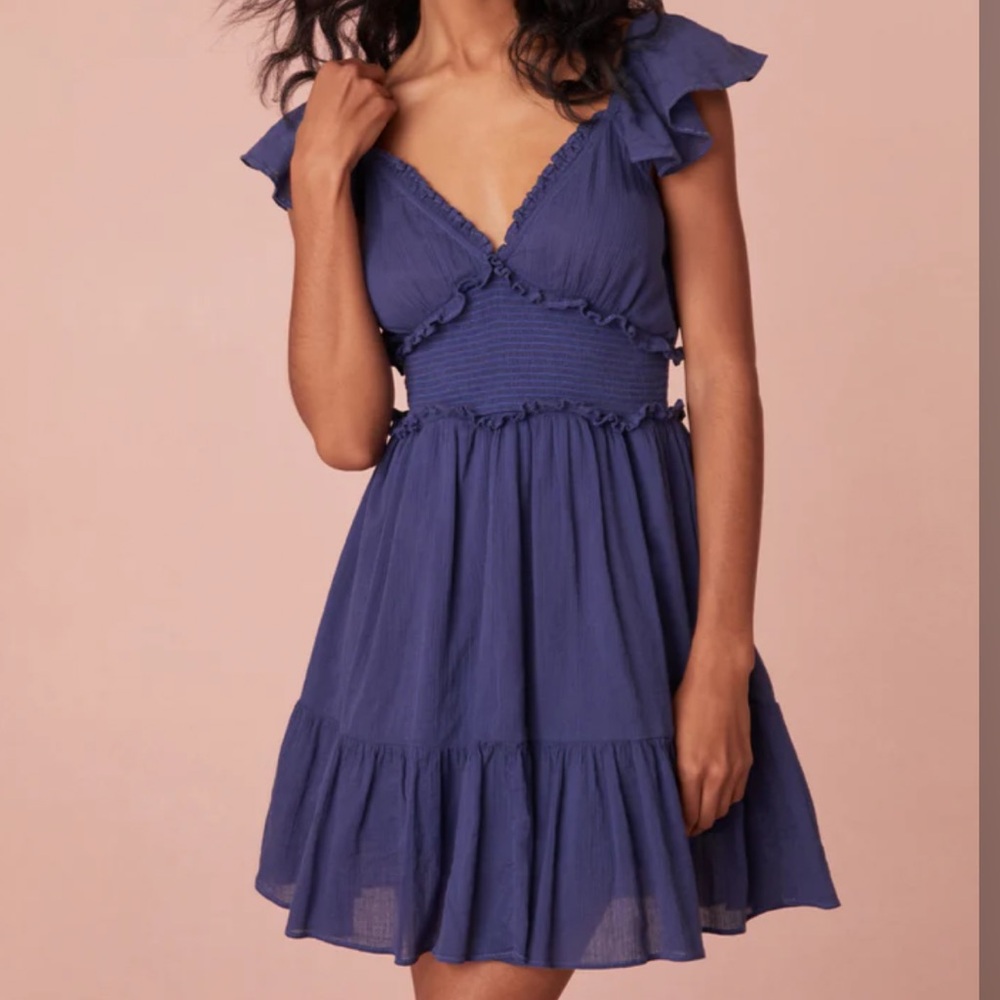 LoveShackFancy- Ivella Smocked Mini Dress (NWT)